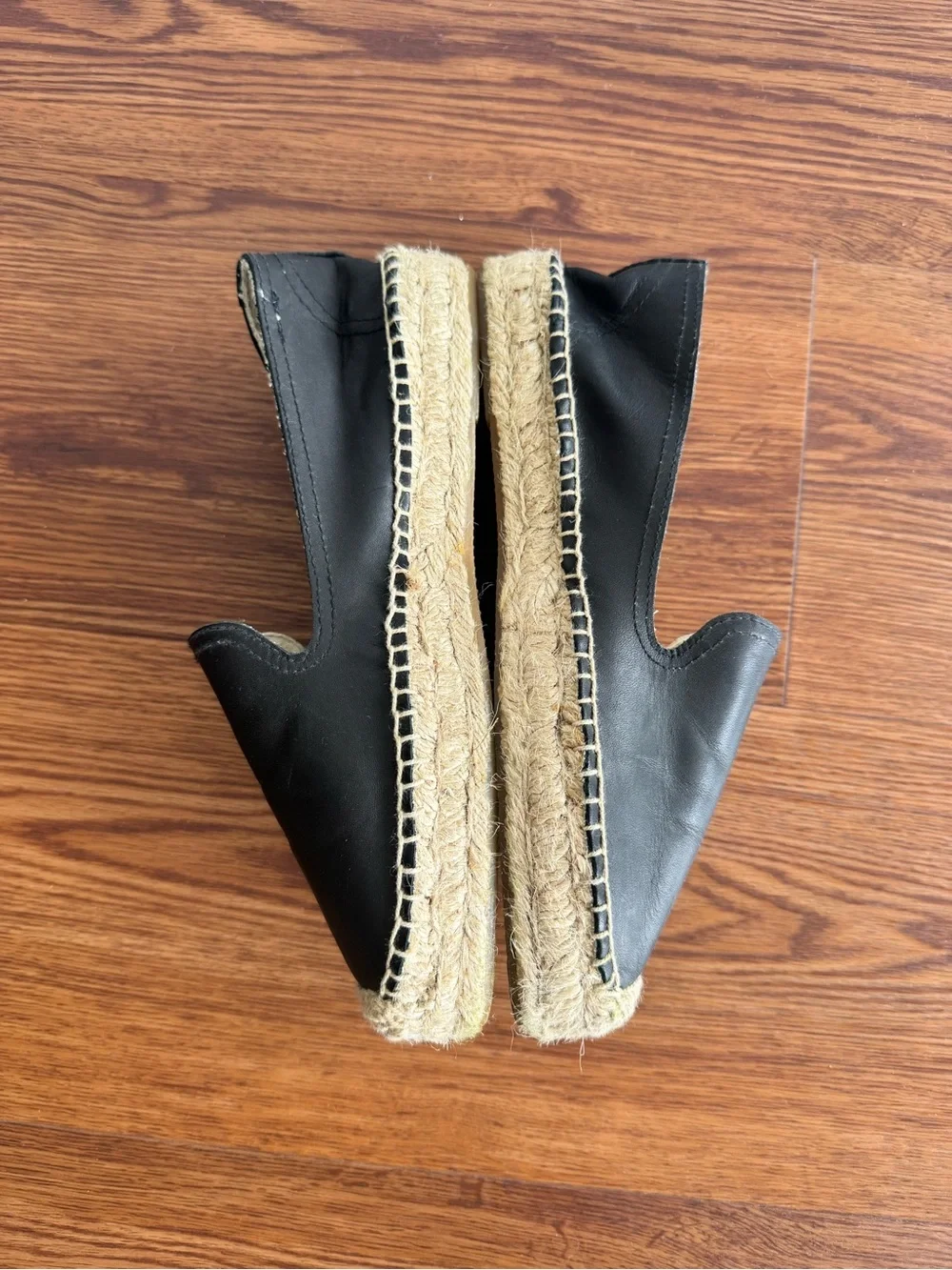 Soludos black leather